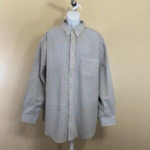 Gold Label Roundtree & Yorke Size 3X Long Sleeve Button Up Men’s Shirt